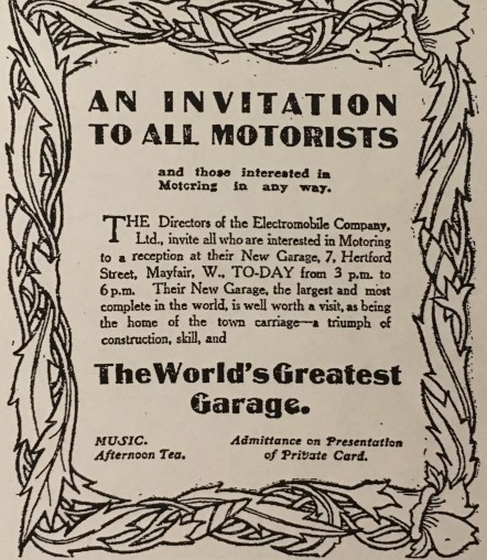 Advert Nov 1907