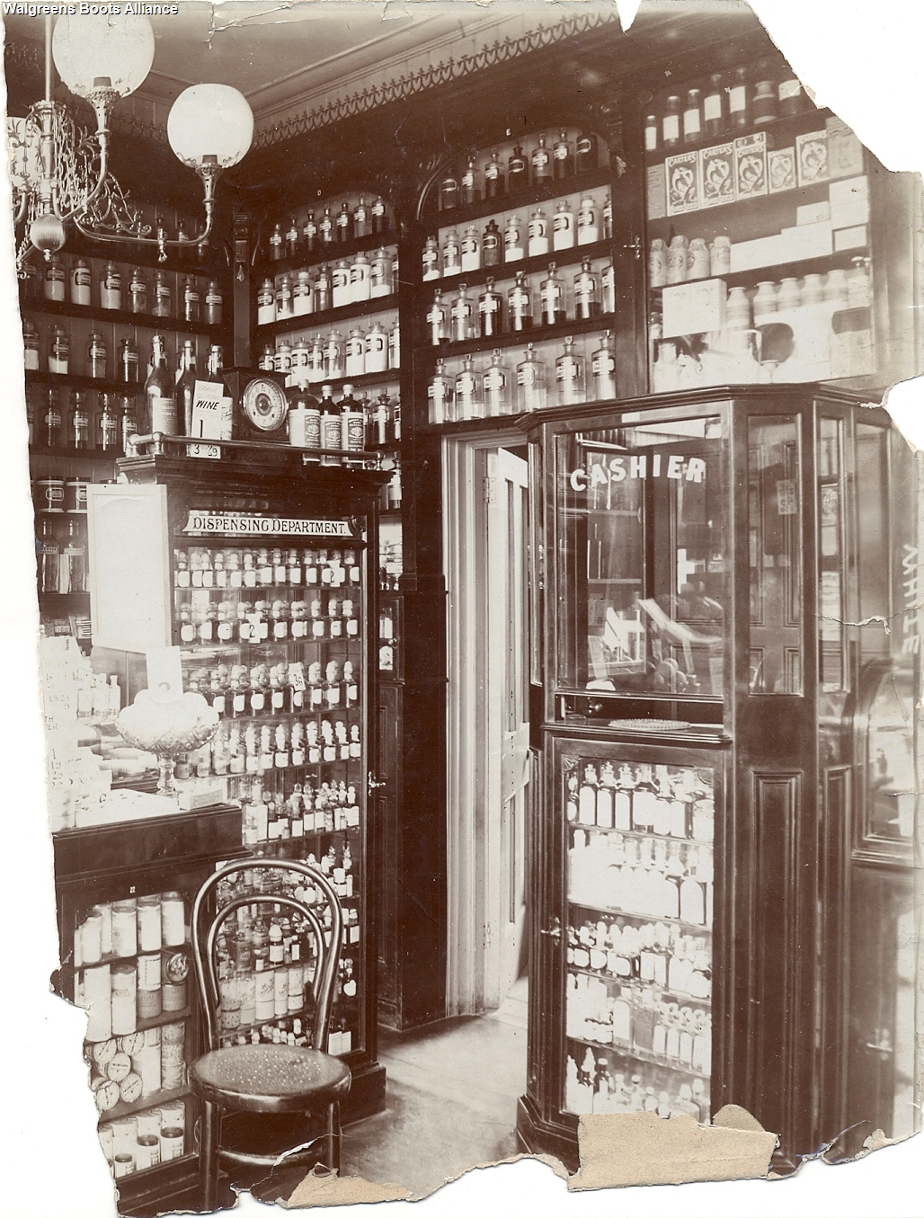 Boots Archive Weybridge interior 1930s